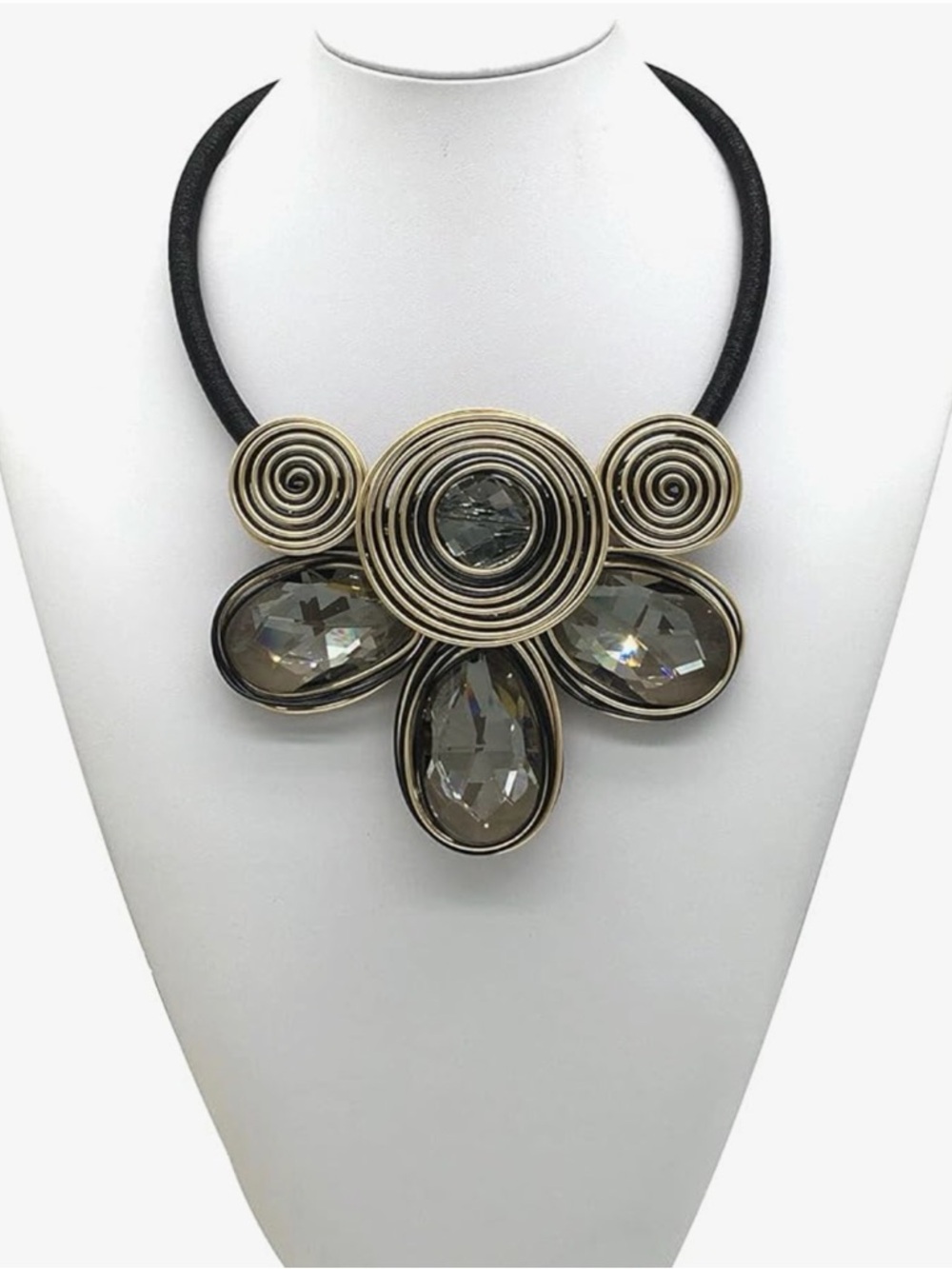 Black and Gold Necklace